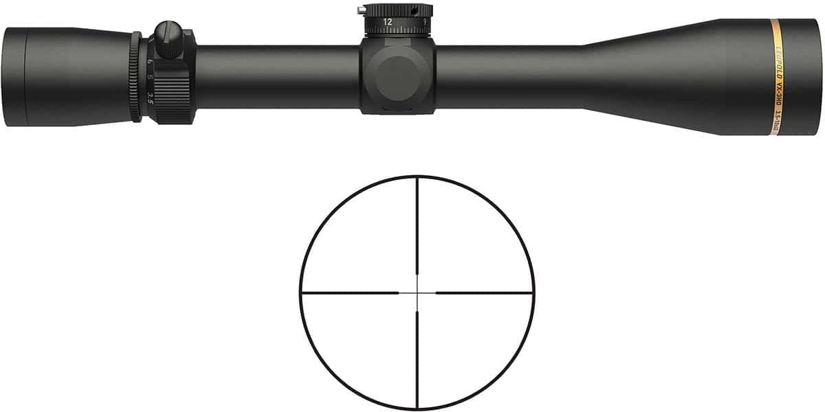 Leupold VX-3HD 3.5-10x40mm CDS-ZL Duplex matte black riflescope