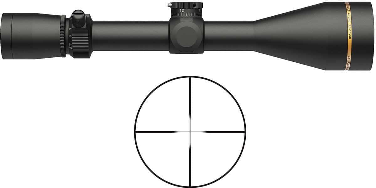 Leupold VX-3HD 3.5-10x50mm CDS-ZL Duplex matte riflescope