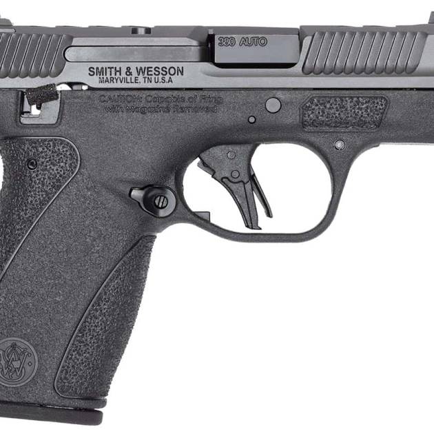 Smith & Wesson Bodyguard 2.0 Carry Comp .380 ACP pistol with gray slide and black frame
