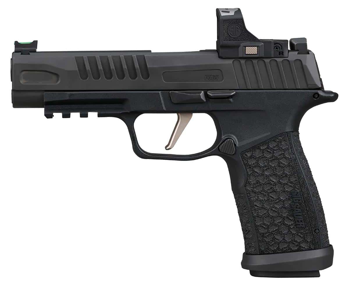 Sig Sauer P365 Fuse 9mm pistol with 4.3-inch barrel and Romeo-RS optic