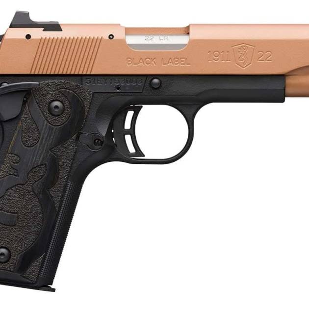 BROWNING 1911-22 BK LBL 22LR 4.25" COP#