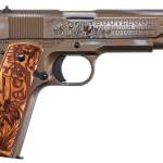 Auto-Ordnance 1911 Bootlegger BKOC9 7+1 Burnt Bronze/ Engraved Wood