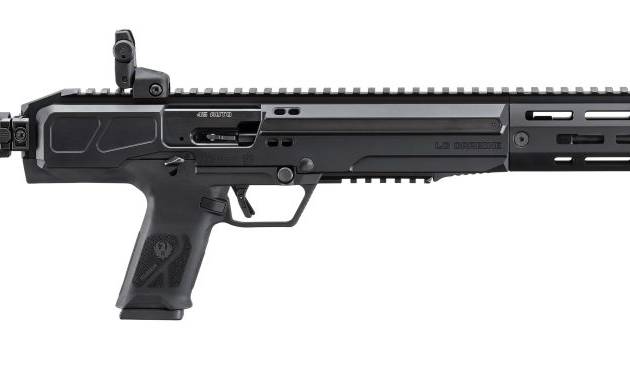 Ruger LC Carbine .45 ACP rifle with 16.25-inch threaded barrel and folding stock
