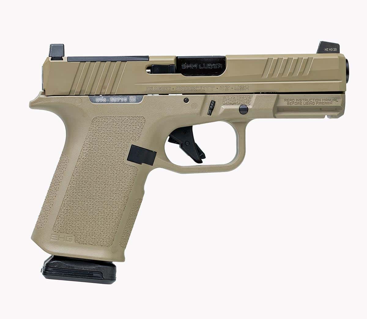 Ruger RXM 9mm FDE 15-round semi-automatic pistol