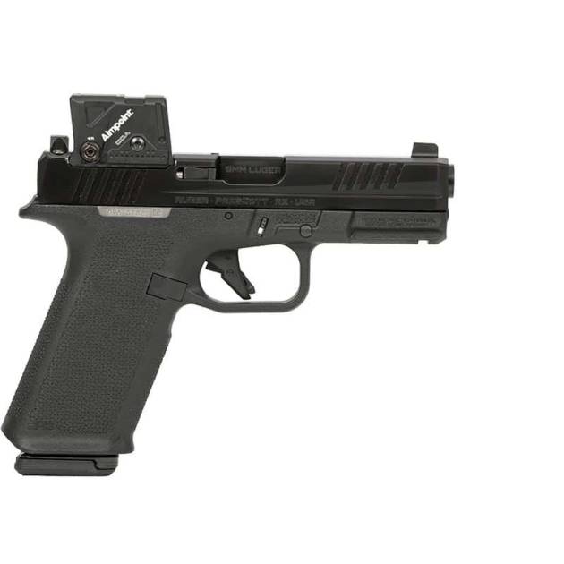 Ruger RXM 9mm pistol with 4-inch barrel and black/black finish