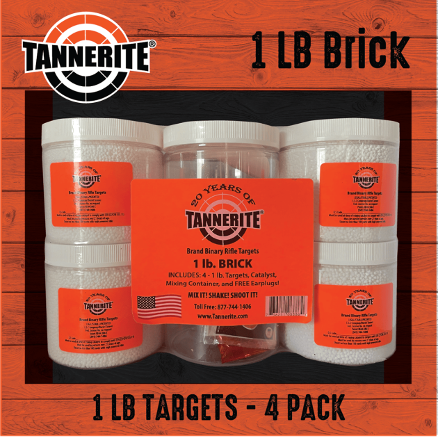 1 lb. Brick of Tannerite Exploding Targets, 4 pack