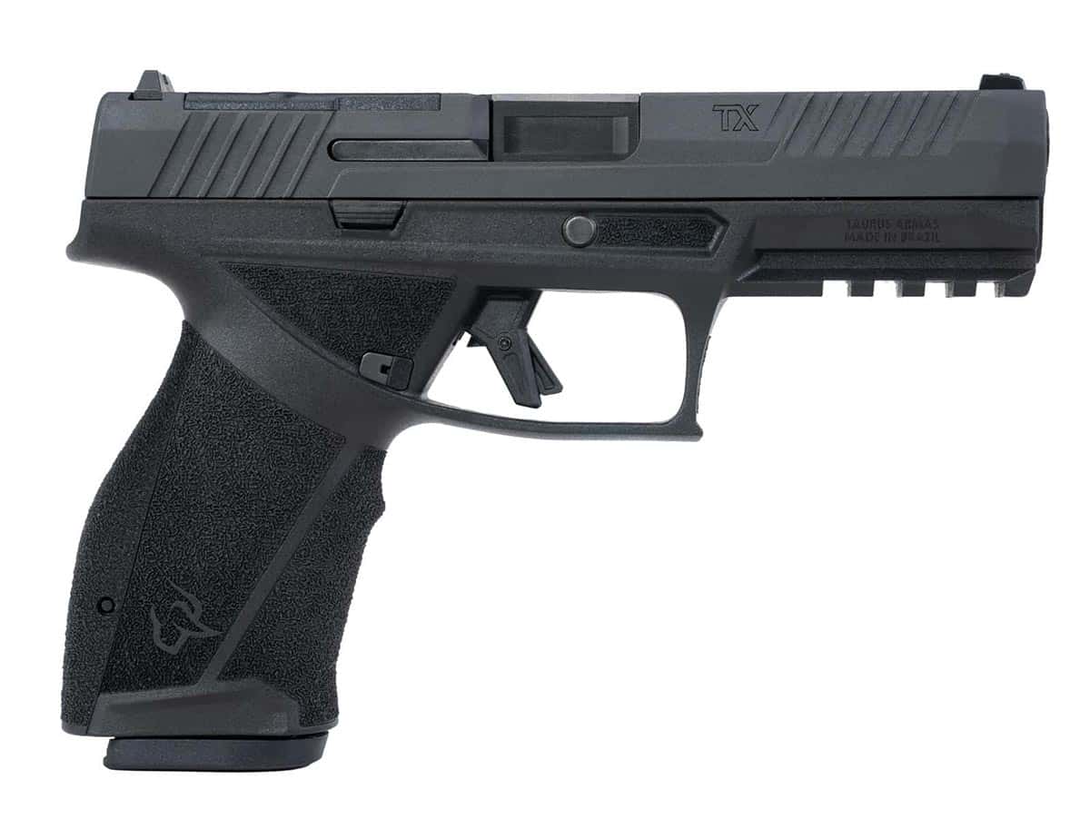 Taurus TX9 full-size 9mm black pistol with optic-ready slide