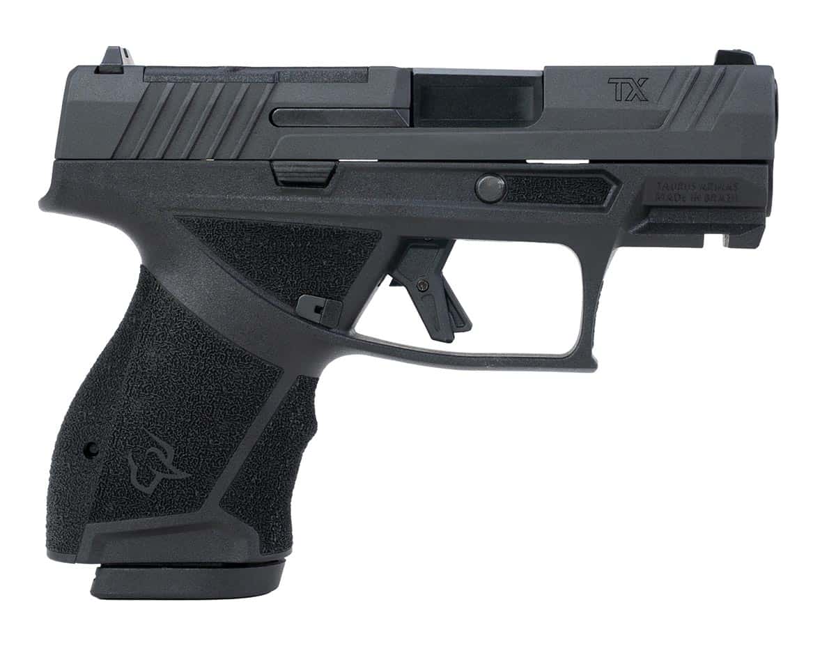 Taurus TX9 black sub-compact 9mm pistol with 3.4-inch barrel