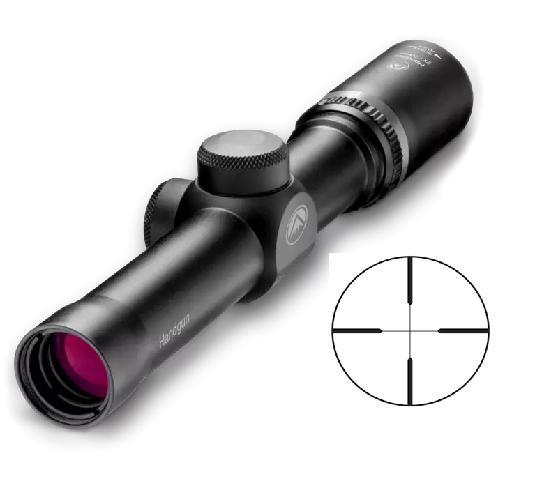 Burris 2x20mm handgun scope with Plex reticle and matte finish
