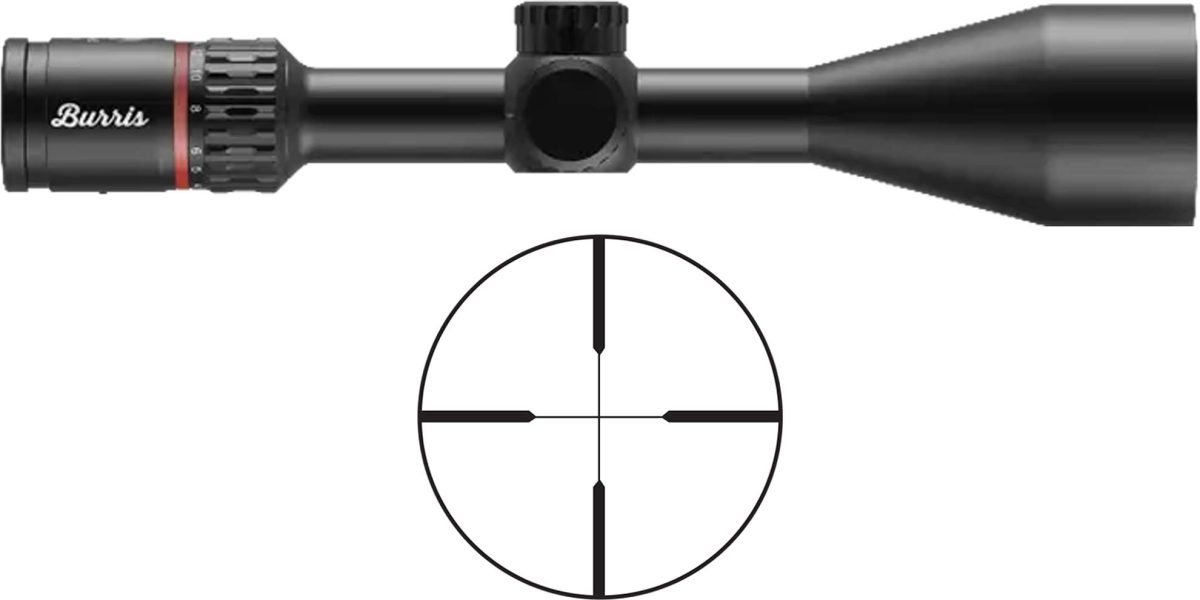 Burris Fullfield 4-16x50mm Plex riflescope with black matte finish