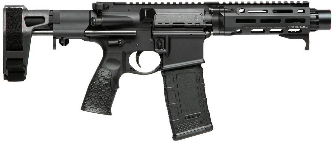 Daniel Defense DDM4 PDW .300 AAC Blackout 7-inch black pistol