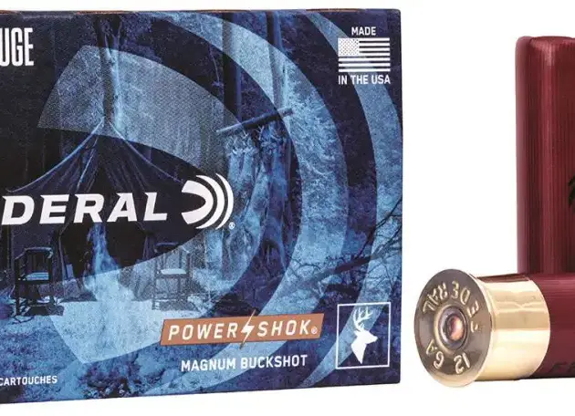 FEDERAL 12GA 3" MAG. 15 PELLETS-00 BUCK 5 RD/BX 50 BX/CS