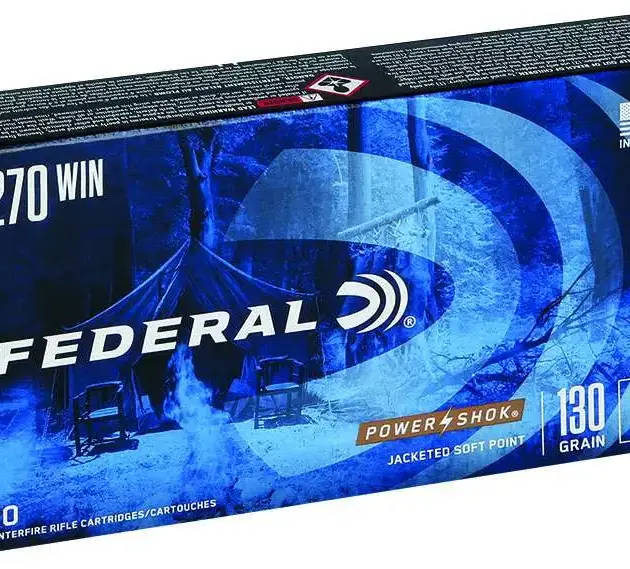 FEDERAL 270 WIN 130GR POWER-SHOK SP 20 RD/BX 10 BX/CS