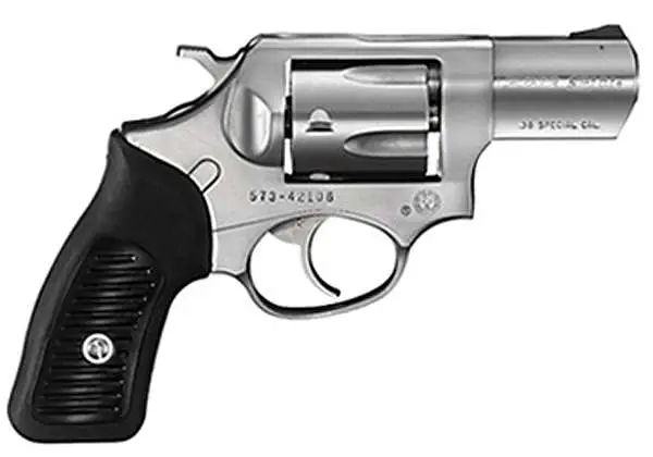 RUGER SP101 38SPL+P REV 2.25" STS BLK RBR GRP FXD SIGHTS