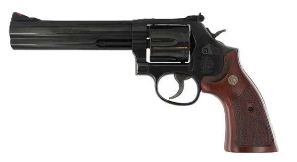 SMITH & WESSON CLASSICS 586 DISTNGUISHED COMBT MAG BLK 357MAG 6" 6RD DA/SA