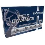 Fiocchi 270 Win Ammunition FI270SPB 130 Grain Interlock Pointed Soft Point 20 Rounds