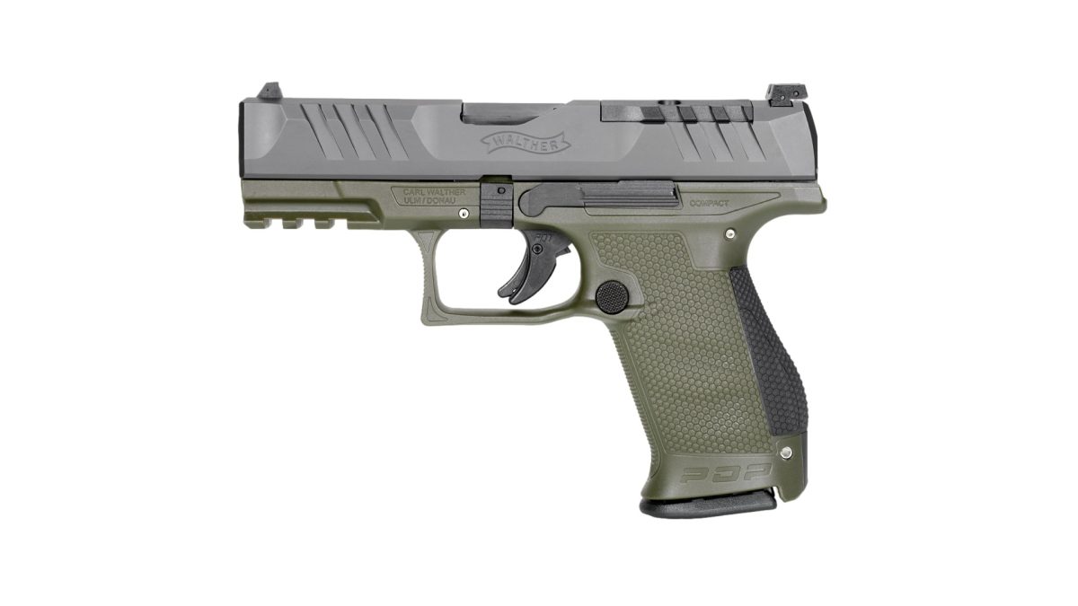 WALTHER ARMS PDP 9MM CPT 4" BLK/GRN OR 10+1