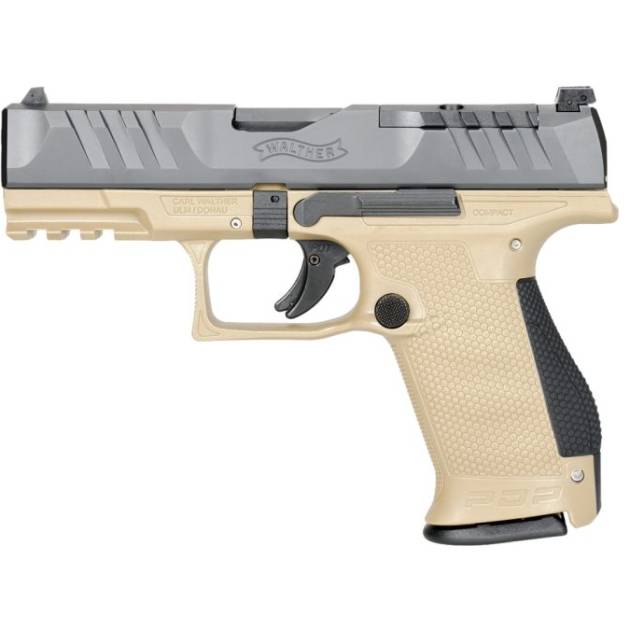 WALTHER ARMS PDP 9MM CPT 4" BLK/TAN OR 10+1