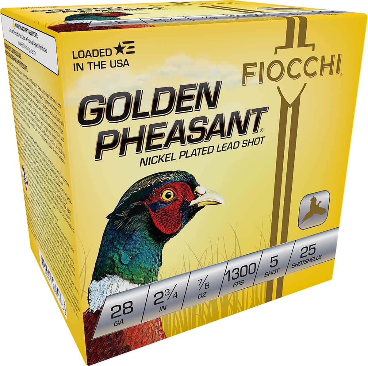 FIO 28G PHSNT 2.75-.875-5 25RD
