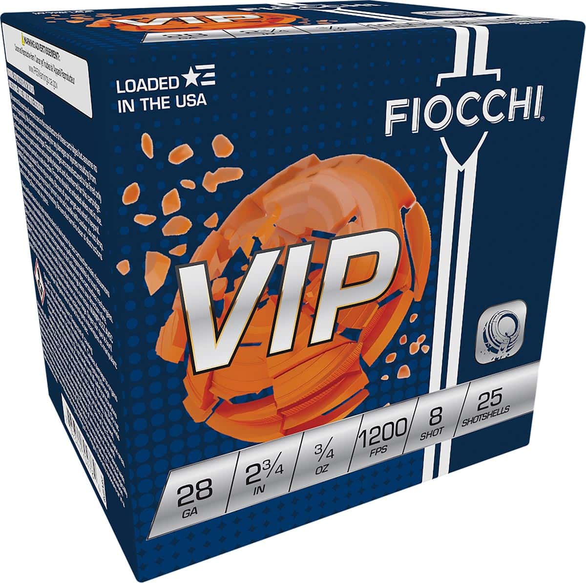 FIO 28G VIP 2.75-.75-8 25RD