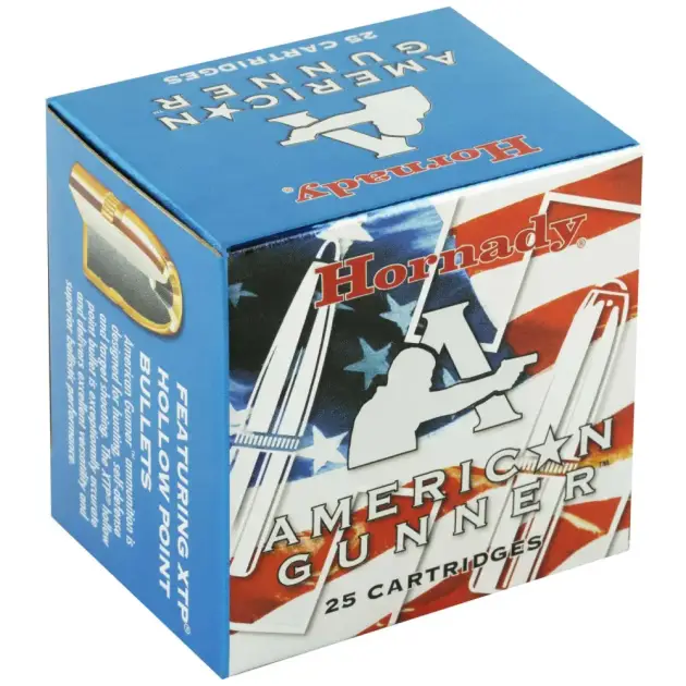 HORNADY AMERICAN GUNNER 38SPL 125GR XTP 25RD BX 250RD CASE