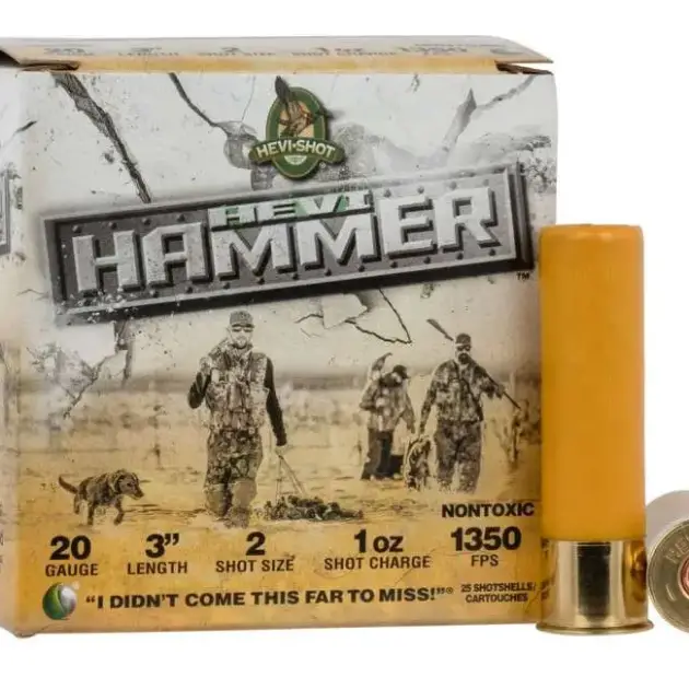 HEVI-SHOT HEVI-HAMMER 20GA 3IN 1OZ #2 25 RD/BX 10 BX/CS