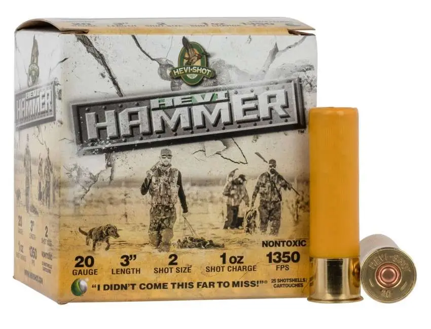 HEVI-SHOT HEVI-HAMMER 20GA 3IN 1OZ #2 25 RD/BX 10 BX/CS