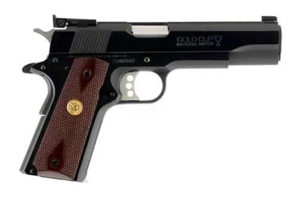 COLT 1911 GOLD CUP NATIONAL MATCH 38 SUPER 5" 9+1 BLUED - Image 3