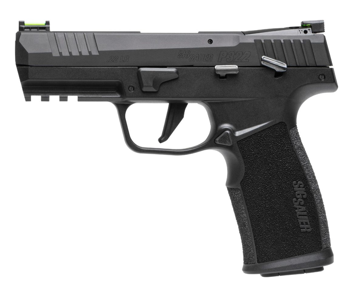 SIG SAUER P322 22LR BLK 4" 10+1 CA FOS