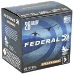 FEDERAL 28GA 2-3/4" 5/8OZ 6 25 RD/BX 10 BX/CS