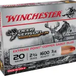 WINCHESTER COPPER IMPCT 20G 3/4OZ SLUG 5RD BX 100RD CASE