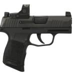 Sig Sauer P365 9mm pistol with 3.1-inch barrel, ROMEO-RS optic, and XRAY3 sights