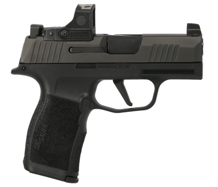 Sig Sauer P365X 9mm Luger pistol with 3.1-inch barrel and ROMEO-RS Compact optic