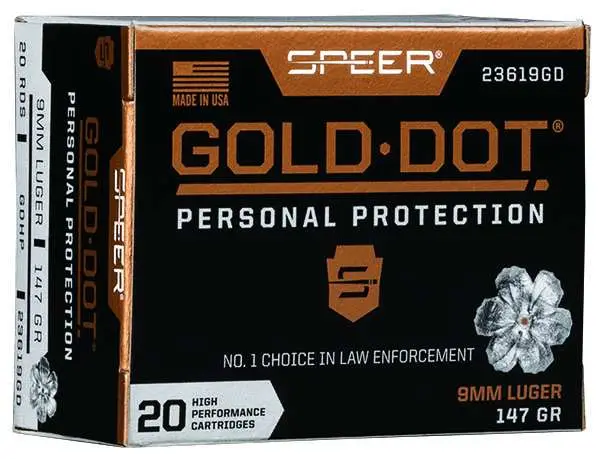 SPEER 9MM LUGER 147 GR GDHP AMMO 20 RD/BX 10 BX/CS - Image 4