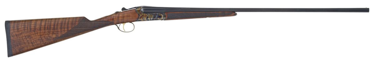 TriStar Arms 38012 Bristol SxS Double Barrel 12 Gauge Shotgun Case Hardened/Walnut/Blued