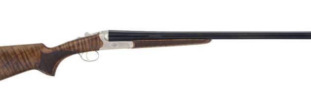 TriStar Arms 38112 Bristol Silver SxS Double Barrel 12 Gauge Shotgun Walnut/Blued/Nickel