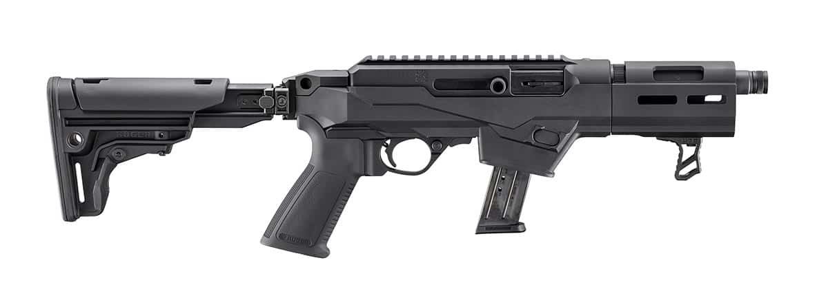 Ruger PC Carbine SBR 9mm with 6.5-inch threaded barrel and folding stock
