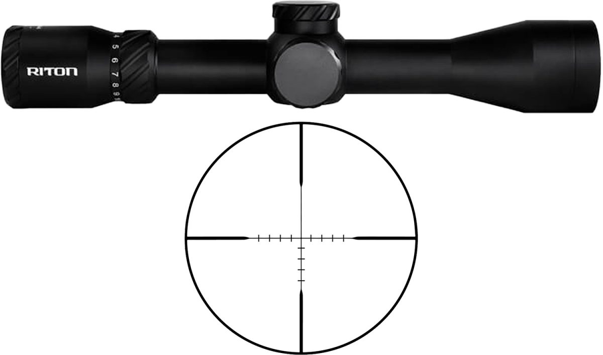 Riton 3 Primal 3-15x44mm XRP second-focal-plane riflescope in matte black