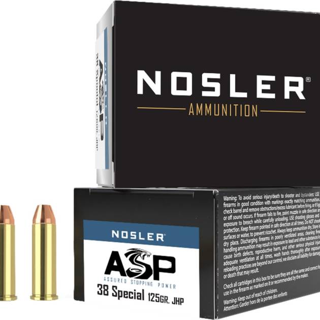 NOS 38SP 125GR ASP JHP 20RD