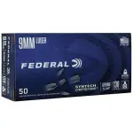 FEDERAL 9MM LUGER 138 GR SYNTECH DEFENSE 50RD 50 RD/BX 10 BX/CS