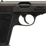 Walther PP .32 ACP black handgun with fixed sights and two 8-round magazines