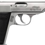 Walther PP SD 32 ACP stainless pistol with 3.9-inch threaded barrel