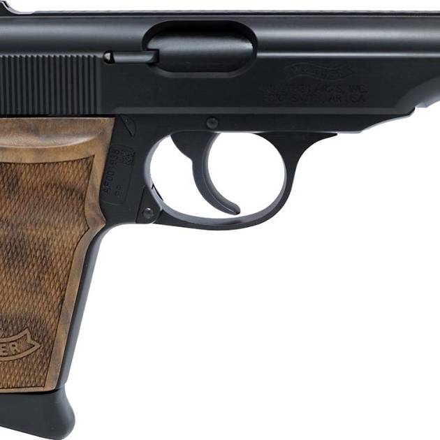 Walther PP .32 ACP 8-round black threaded-barrel pistol