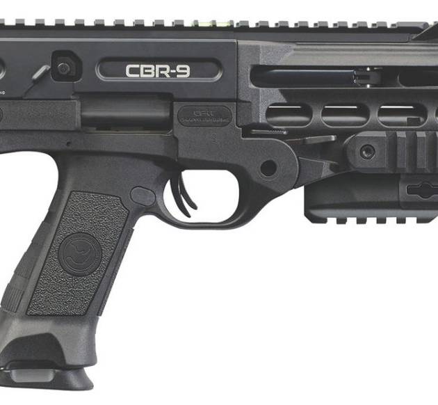 Chiappa Firearms 500.217 CBR-9 USA Black Rhino 9mm Semi-Auto Pistol 9" 18+1 Black