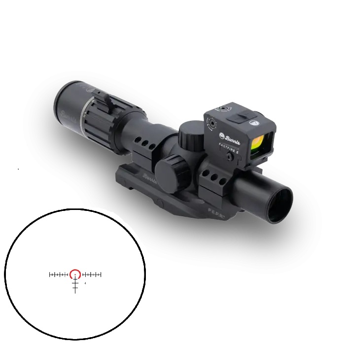 Burris RT-6 1-6x24mm scope kit with FastFire E sight and P.E.P.R. mount