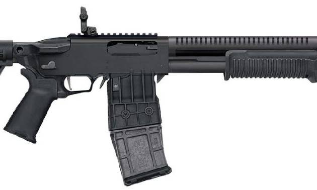 Mossberg 590RM 12 Gauge pump-action shotgun with 18.5-inch barrel