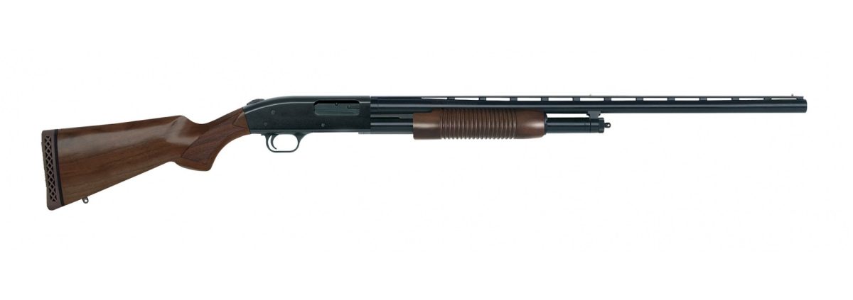 MOSSBERG 500 FIELD RETRO 12/28 3" BL/WD