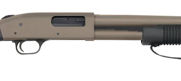 MOSSBERG 590 SHOCKWAVE 12/14 3" BL/FDE