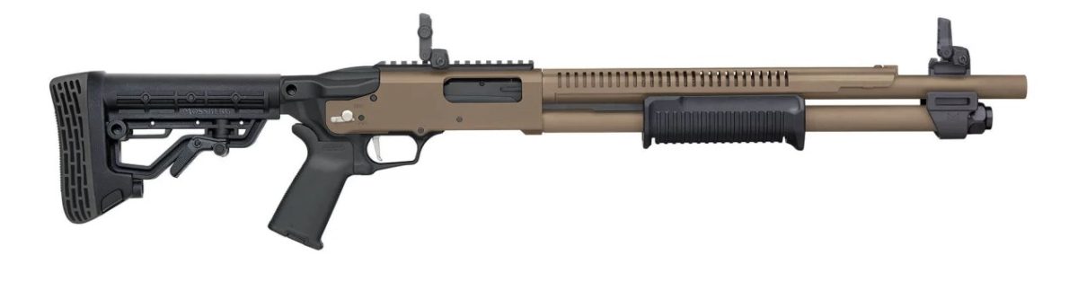 MOSSBERG 590R 12/18.5 6+1 FDE