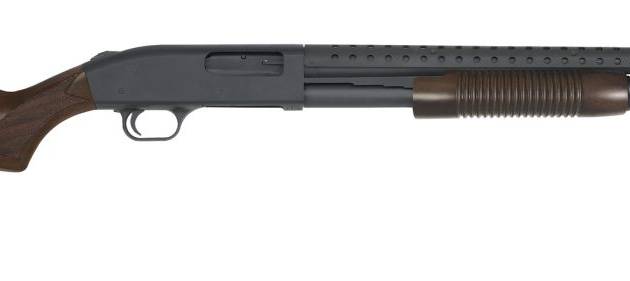 Mossberg 590 Retrograde 12 Gauge pump shotgun with 18.5-inch barrel